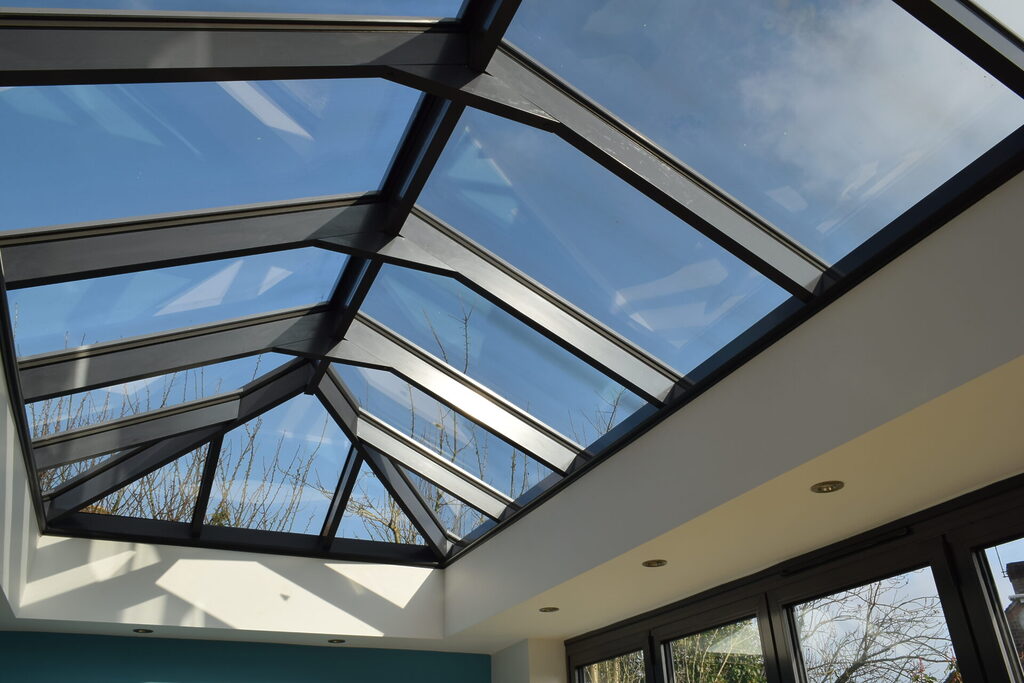 GFD Homes Roof Lantern installed on flat roof of a home. 