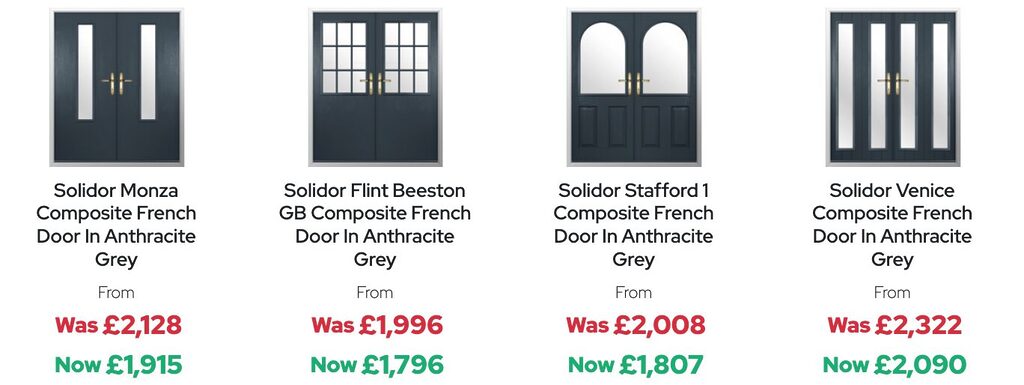 GFD Homes bifold door: Solidor french door options and prices. 