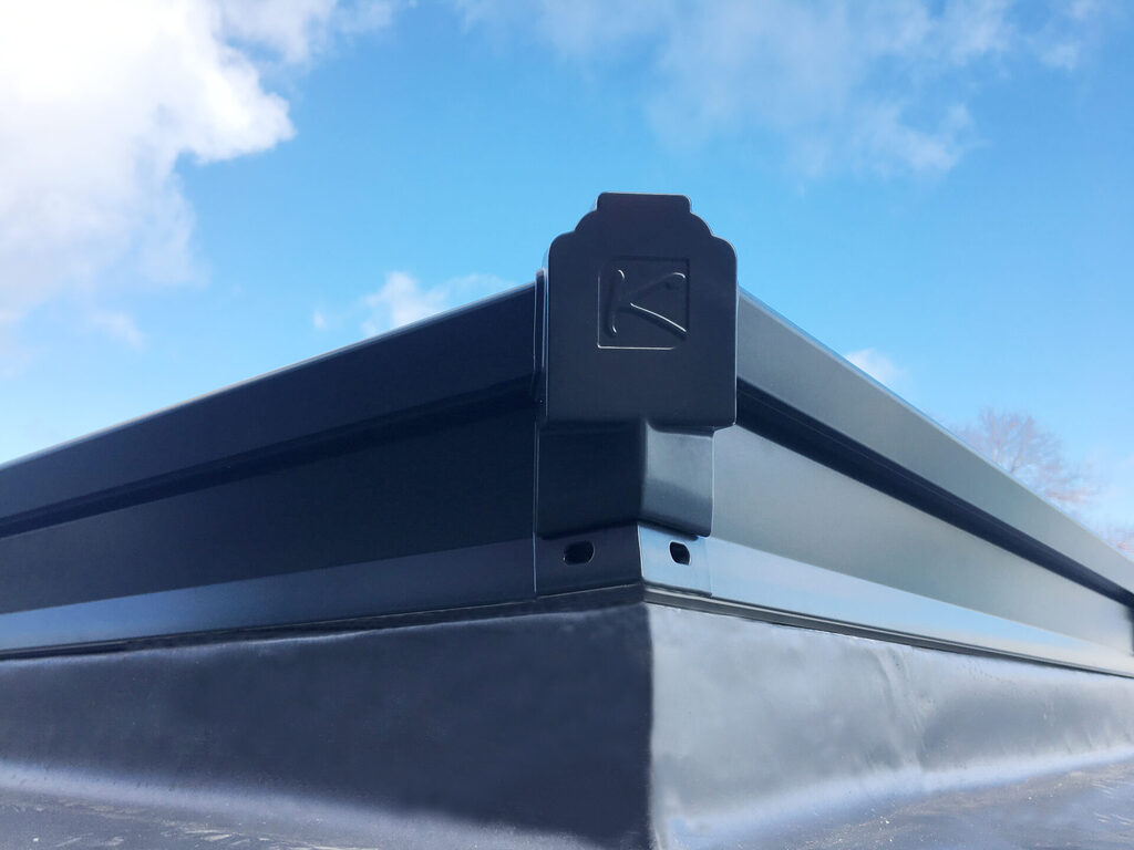 GFD Homes Roof lantern maintenance - closer look at the frame and upstand/kerb of a korniche roof lantern 