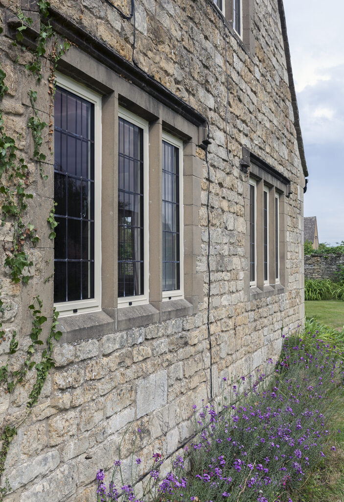 GFD Homes triple glazed windows cost : aluminium grame tripple glazing in a rural stone home 