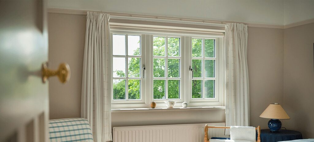 windows: bedroom with upvc windows