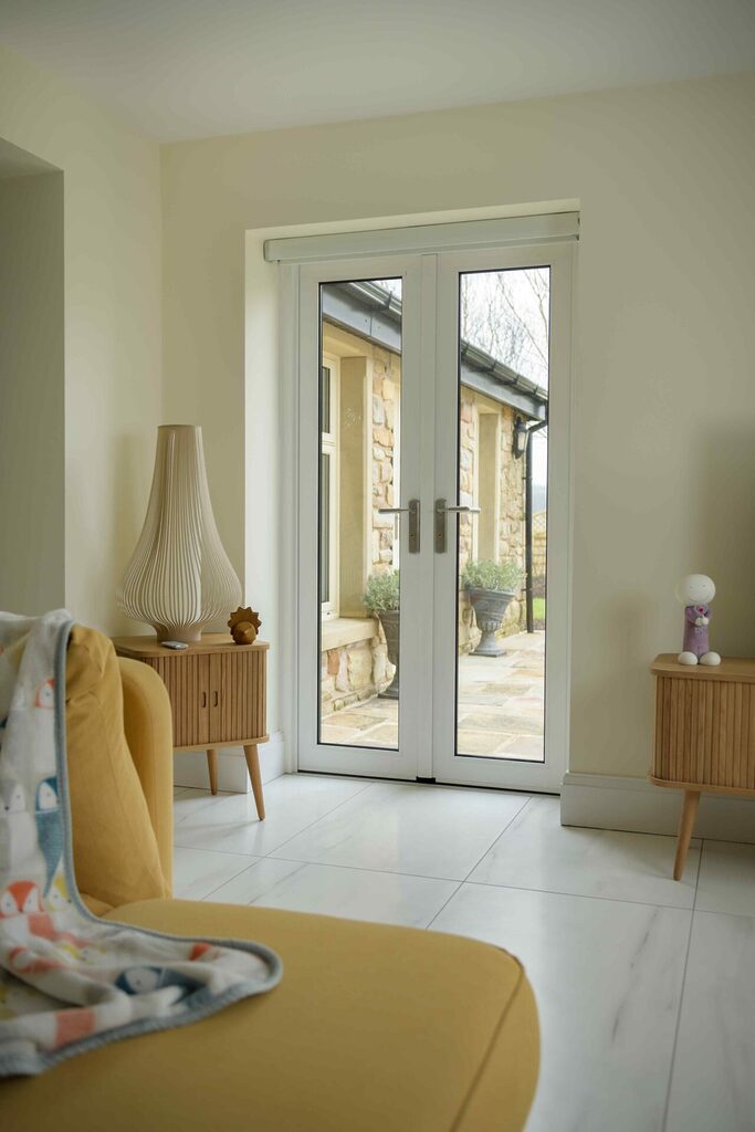 French doors : smart aluminum french doors being used as patio doors 